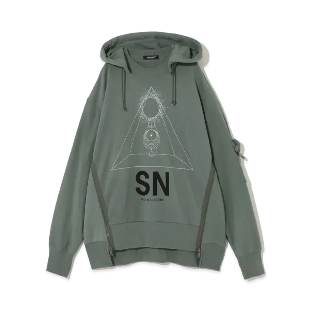 UNDERCOVER HOODIE "Gray Green"