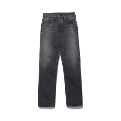 MINEDENIM L.Straight 5pocket USD "Black"