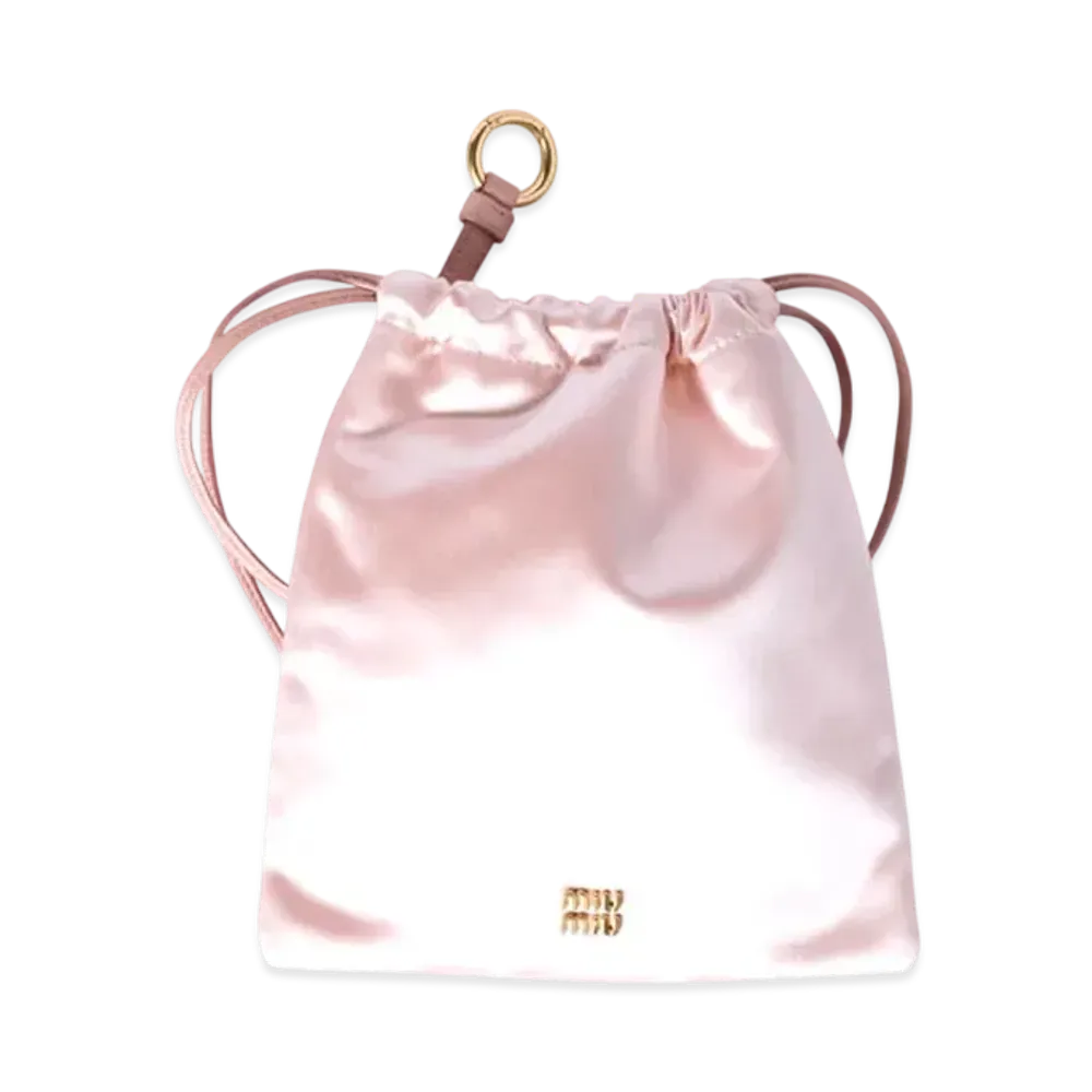 MIUMIU Satin Pouch "Orchid Pink"