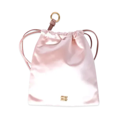 MIUMIU Satin Pouch "Orchid Pink"