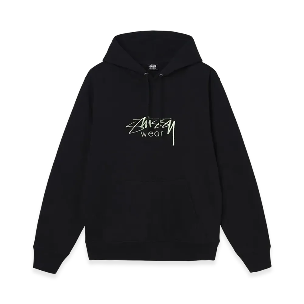 Stussy Wear Embroidered Hoodie "Black"