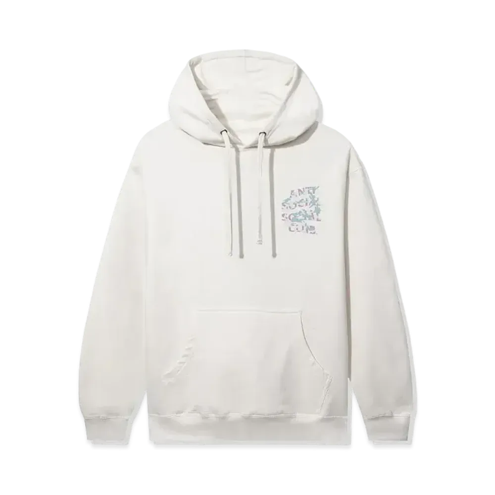 ANTI SOCIAL SOCIAL CLUB Destroying My Mind Reflective Hoodie "Bone"