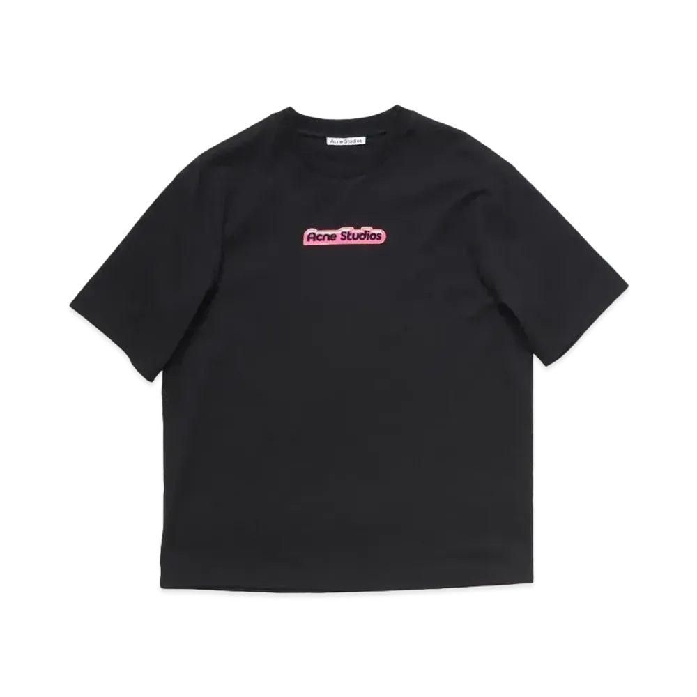 Acne Studios T-Shirt Patch Logo "Black"
