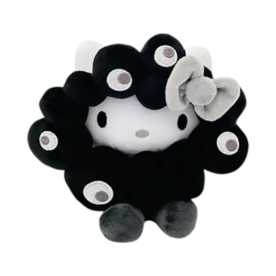 Sanrio -EXPO 2025 Osaka, Kansai Sanrio Characters- Myaku-Myaku Narikiri Plush M Black Hello Kitty