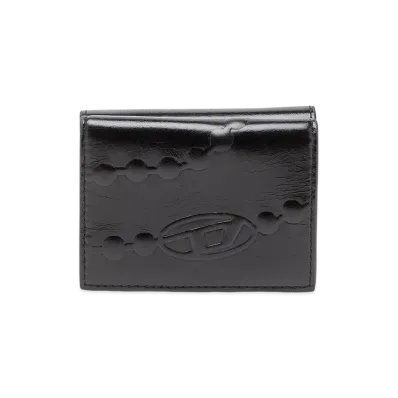 Diesel Tri Fold Coin XS Ii Wallet "Black"