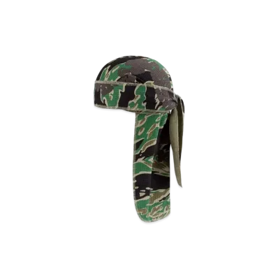 DENIM TEARS Green Camo Cotton Wreath Durag "Tiger Camo"