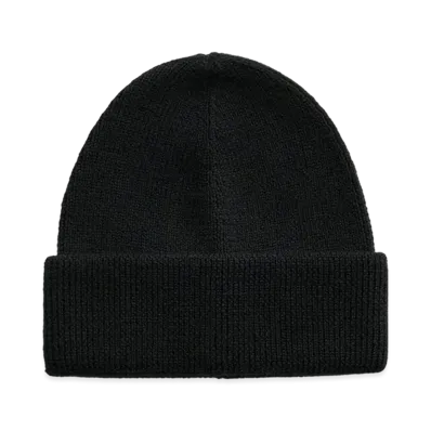 OUR LEGACY Women's Knit Hat "Black Rustic Merino"