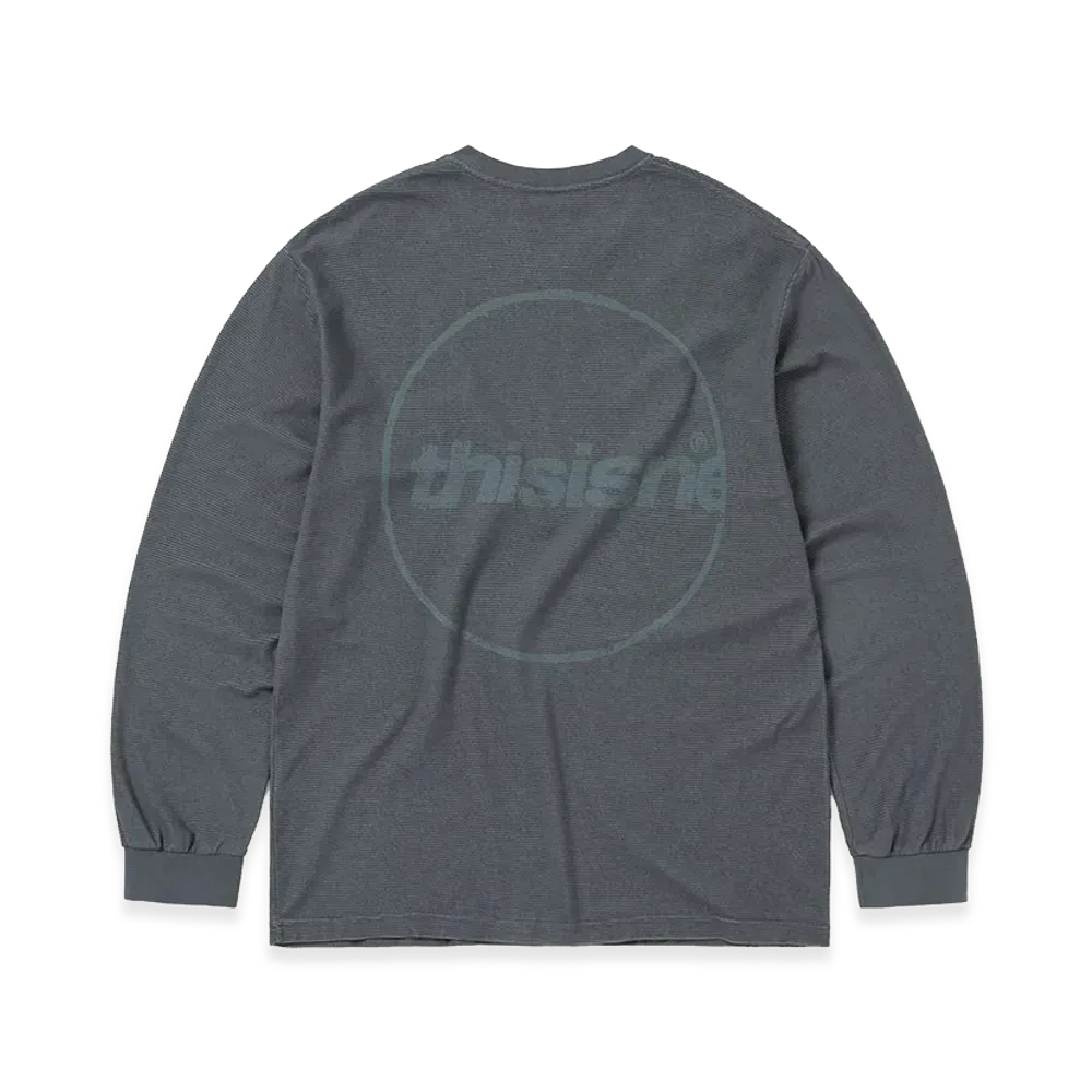thisisneverthat C-Logo Wale L/S Tee "Ink"