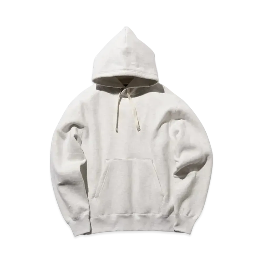 BEAMS Sweat Pullover Hoodie Raised Back "Ash"