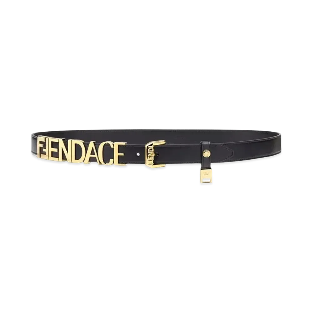 FENDI x Versace Fendace Logo Belt "Black"