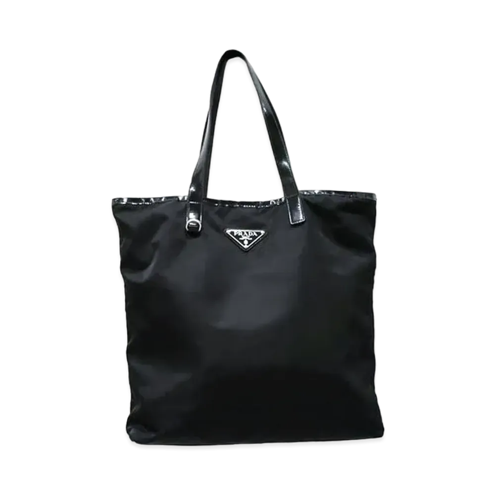 PRADA Tessuto Nylon Tote Bag "Black"