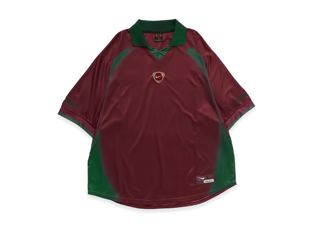 Travis Scott Cactus Jack x Nike Portugal Total 90 Retro Jersey "Burgundy"