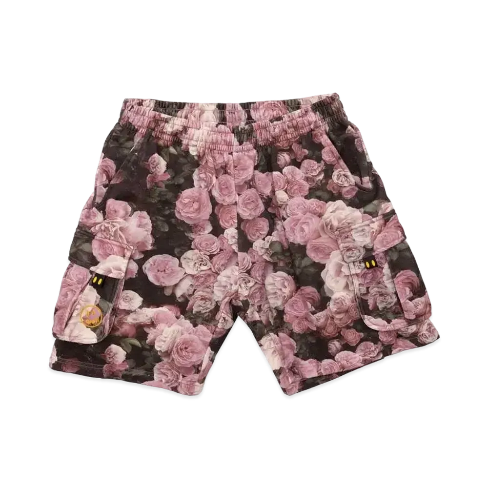 drew house cargo sweatshort "Roses"