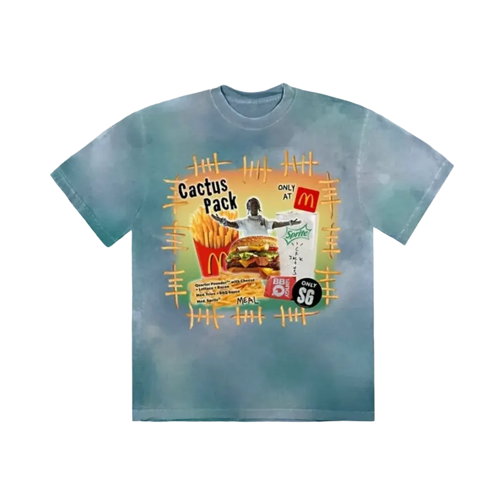 Travis Scott Cactus Jack x McDonald's Cactus Pack Vintage Bootleg T-Shirt "Multi"