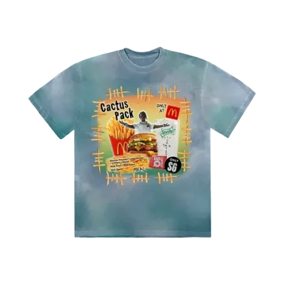 Travis Scott Cactus Jack x McDonald's Cactus Pack Vintage Bootleg T-Shirt "Multi"