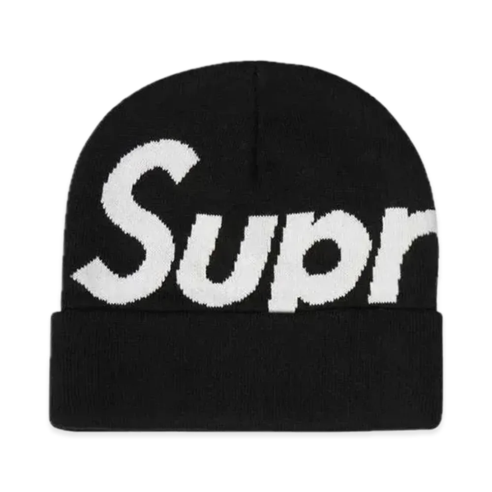 Supreme Big Logo Beanie "Black"
