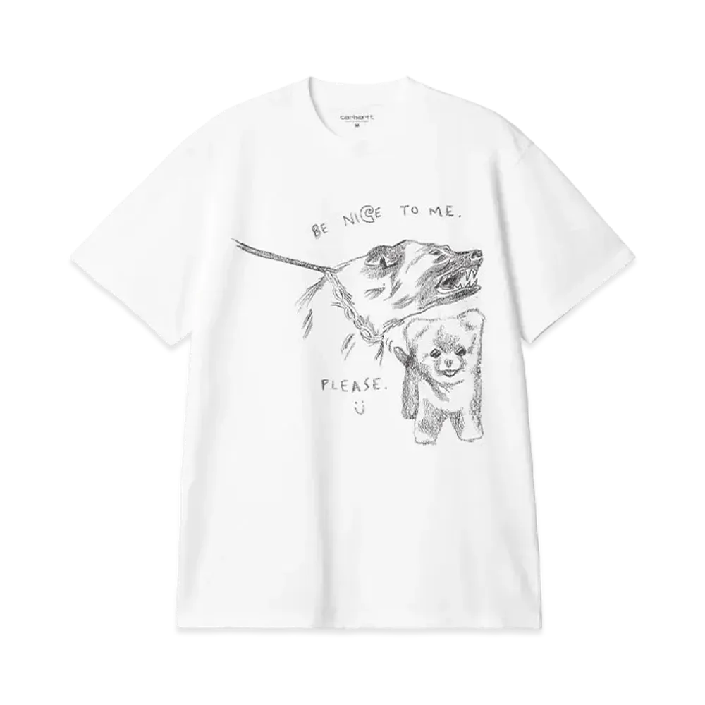 Carhartt WIP S/S Pepe Be Nice T-Shirt "White/Black"