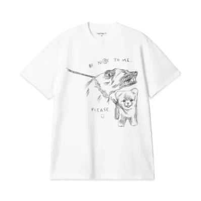 Carhartt WIP S/S Pepe Be Nice T-Shirt "White/Black"