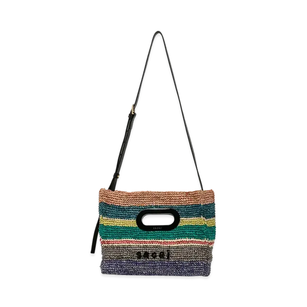 sacai Raffia New Shopper Bag Small "Multi"