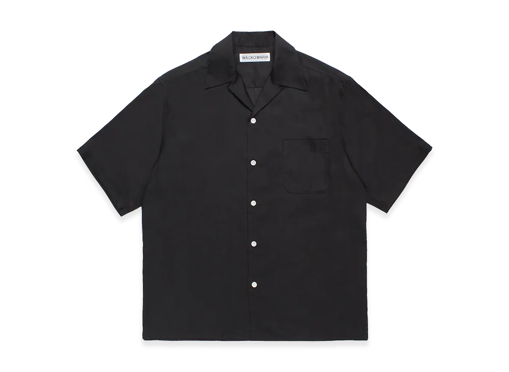 WACKO MARIA x Bez Tekstil Open Collar Shirt "Black"