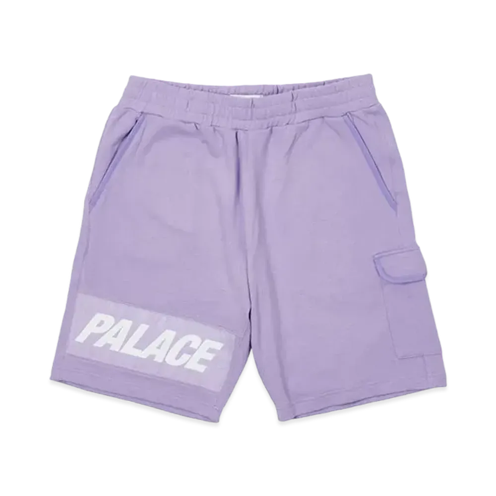 PALACE GIANT WOVEN LABEL SHORTS "Lilac"