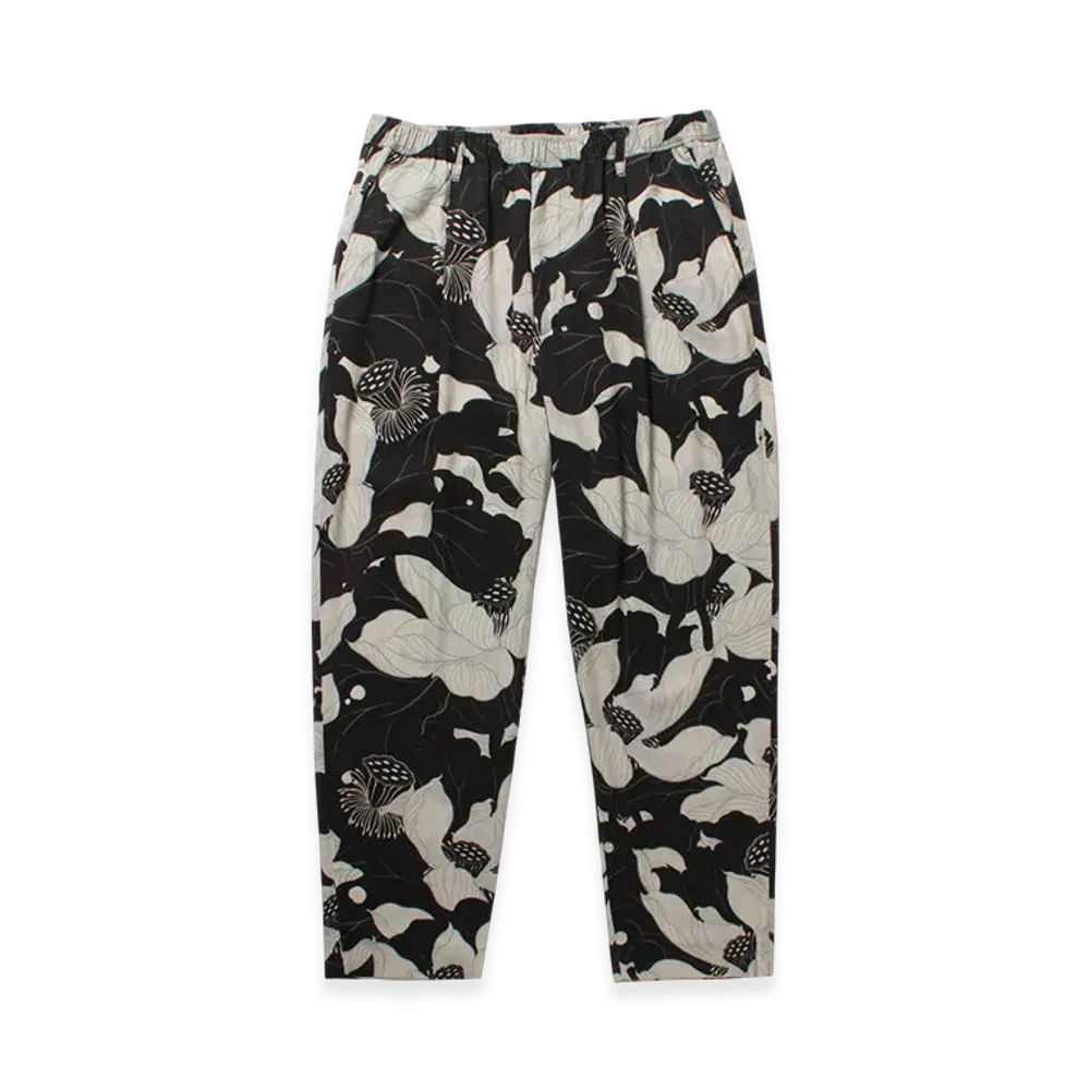 APHRODITEGANG GAKKIN x BUDSPOOL Floating Lotus Easy Trousers "Black"