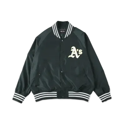 WIND AND SEA x MLB Satin Blouson "Athletics"