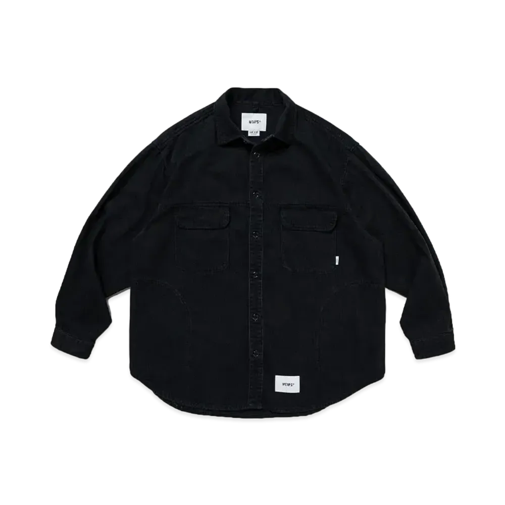 WTAPS WCPO / LS / Cotton. Denim "Black"