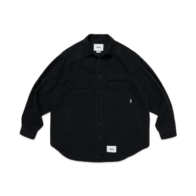WTAPS WCPO / LS / Cotton. Denim "Black"