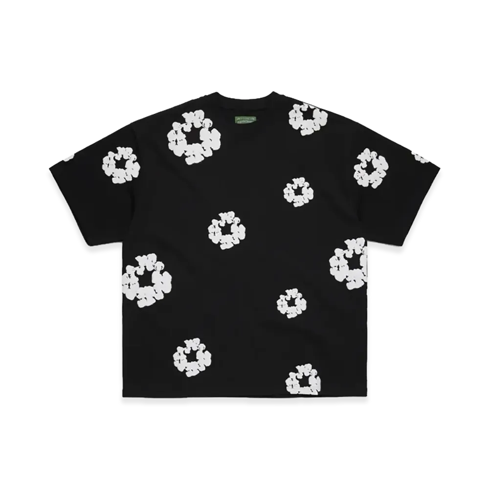 DENIM TEARS Cotton Wreath 2000s Tee "Black"