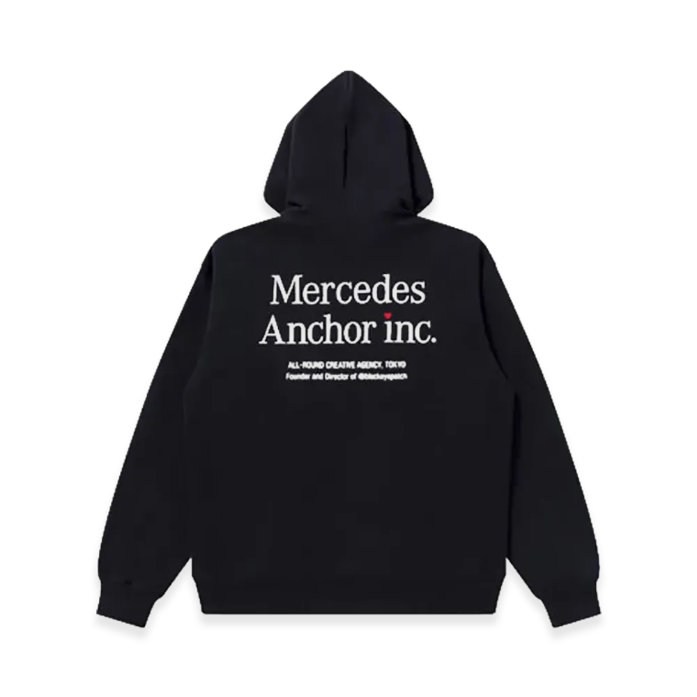 Mercedes Anchor inc. V-Day Logo Hoodie "Black"
