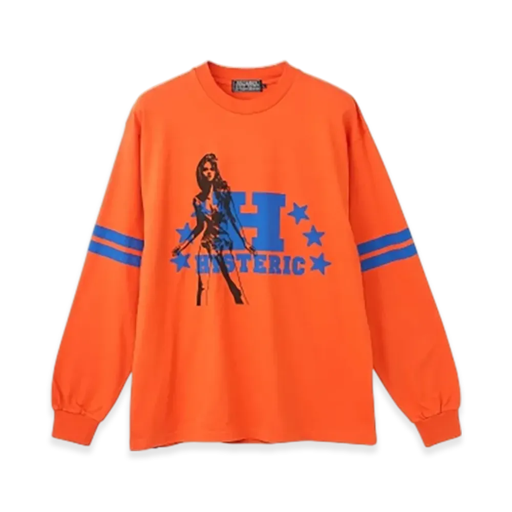HYSTERIC GLAMOUR H Stars T-Shirt "Orange"