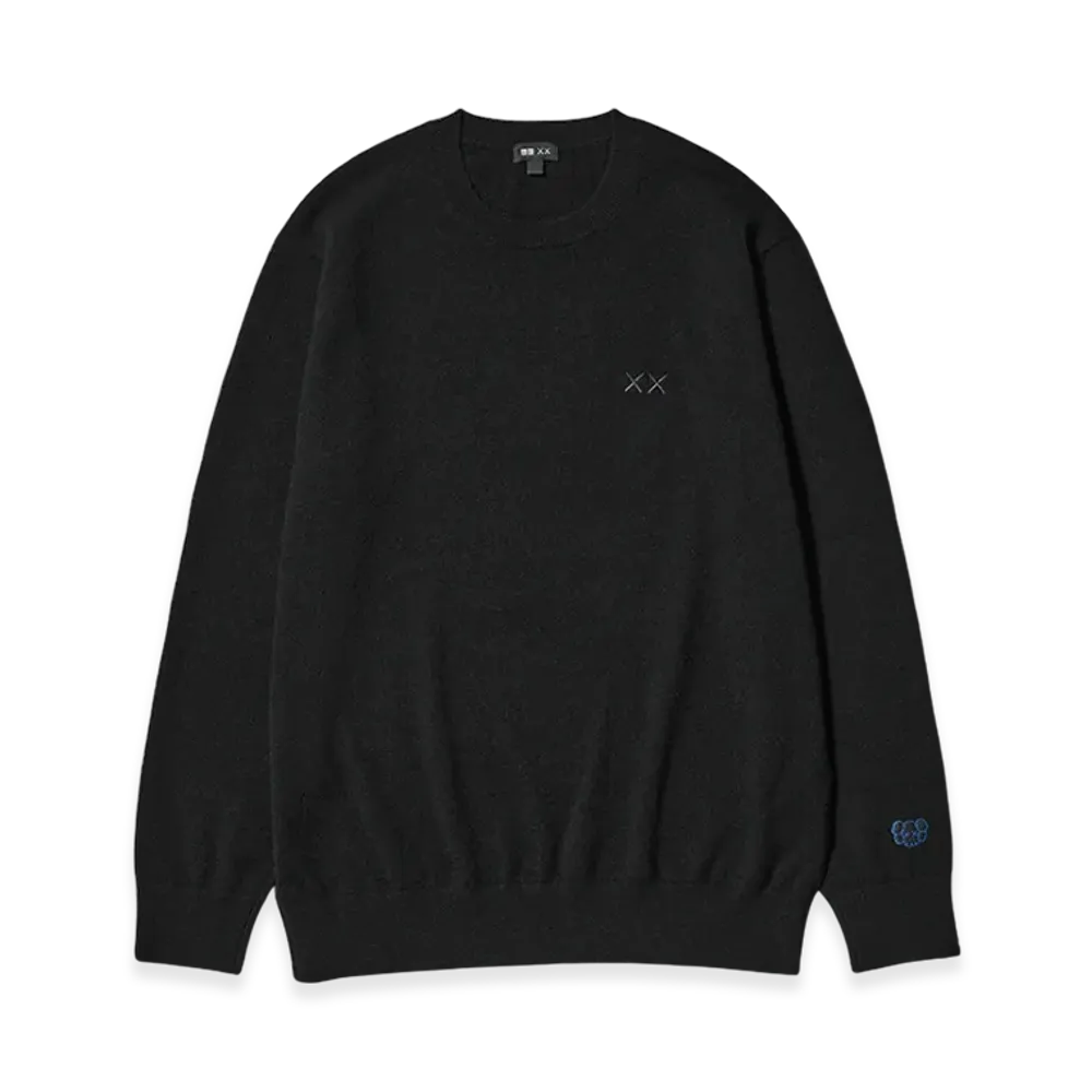 Uniqlo x KAWS Winter Cashmere Crewneck Sweater "Black"