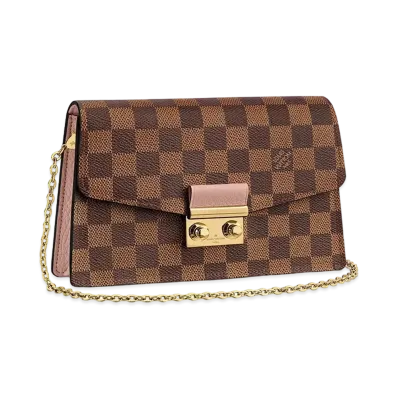 Louis Vuitton Damier Croisette Chain Wallet
