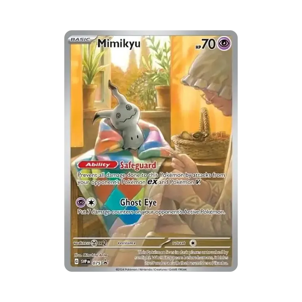 英語版ミミッキュ プロモ SVP 075 ポケモンカード ミミッキュ P [SVP EN 075]【英語版】(スカーレット&バイオレット