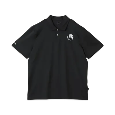 BEAMS x MALBON GOLF Exclusive Ying Yang Logo Polo Shirt "Black"