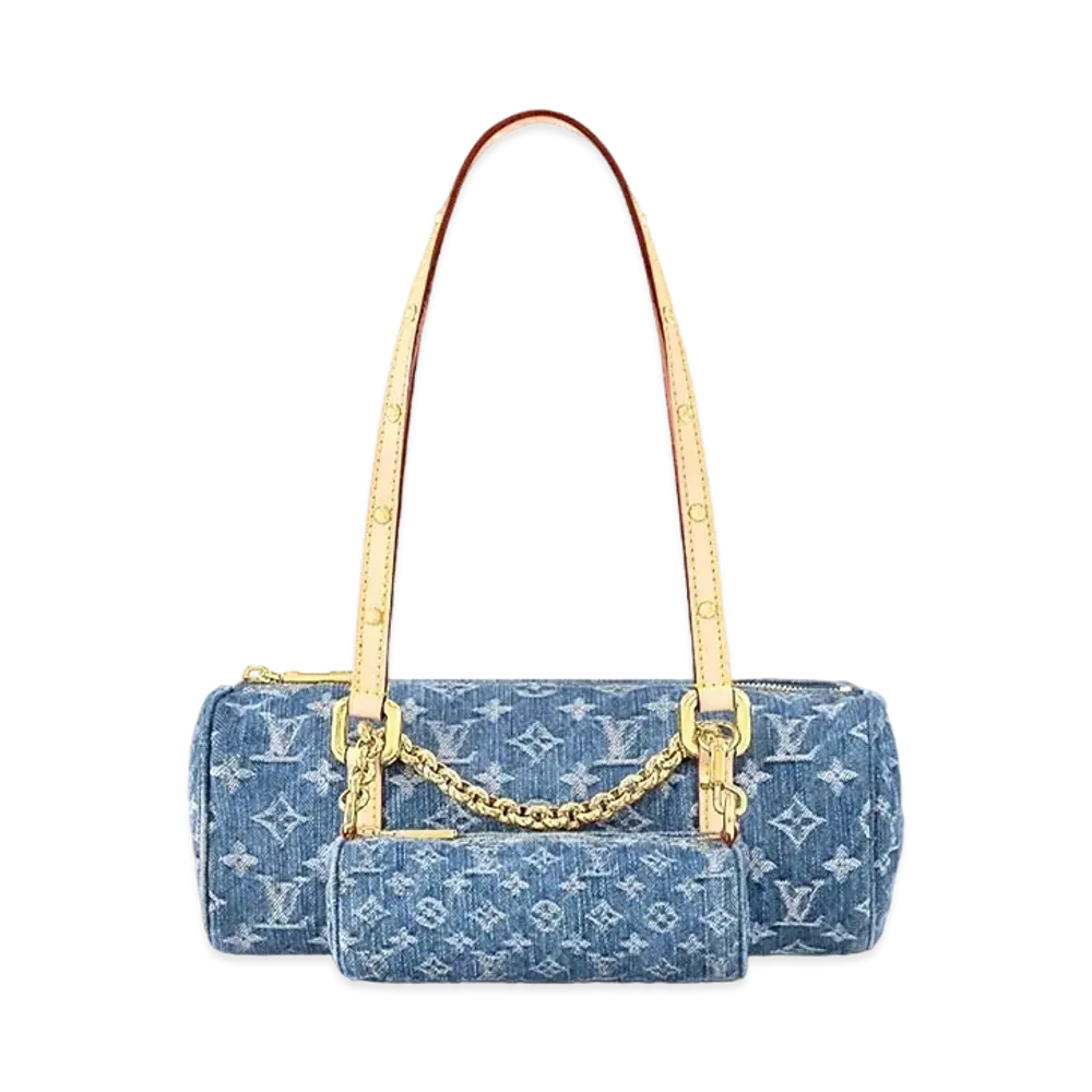 Louis Vuitton Papillon Monogram Denim "Blue Denim"