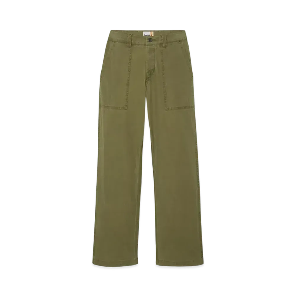Timberland Men's Washed Canvas Stretch Fatigue Pants "Sphagnum"