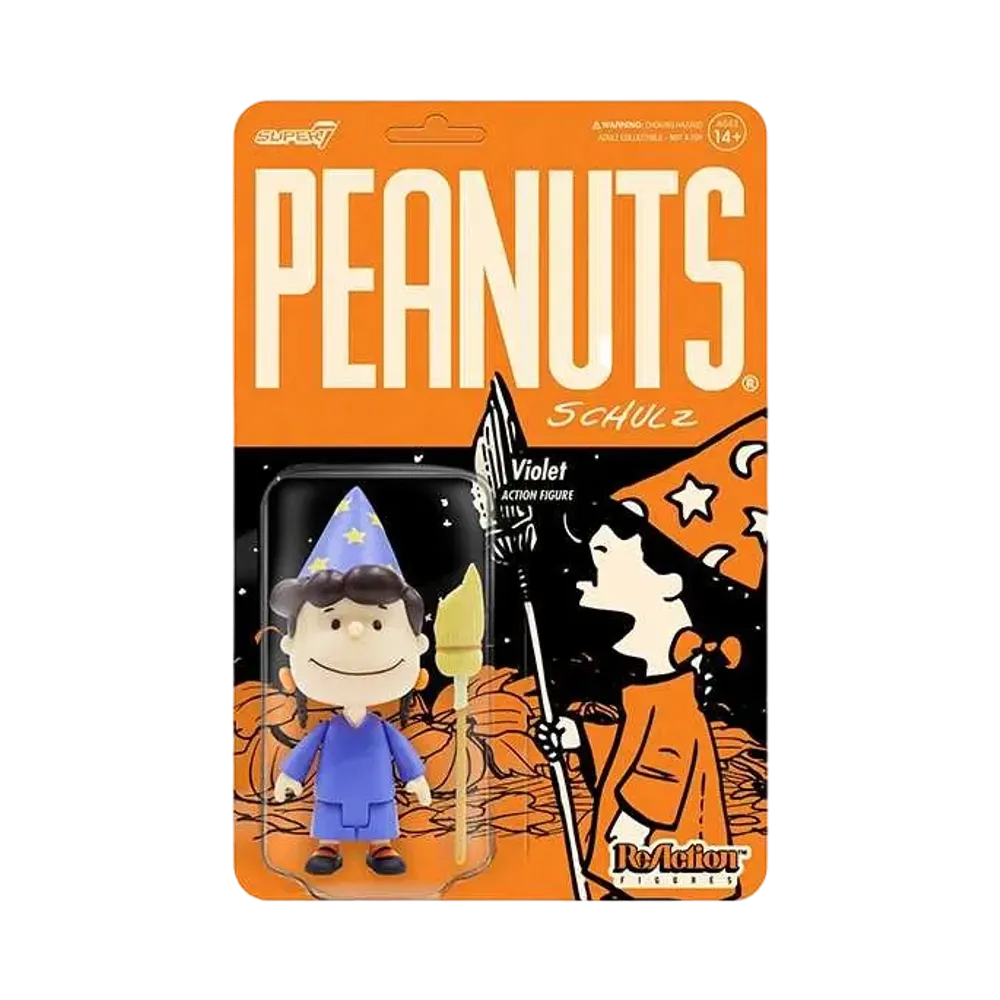 Super7 Peanuts ReAction Action Figure Wave 4 Witch Viole "Multicolor"