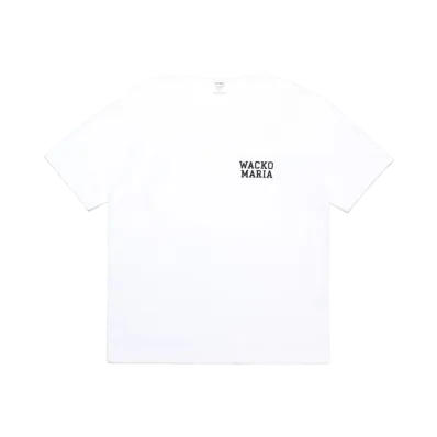 WACKO MARIA Washed Heavy Weight T-Shirt "White"
