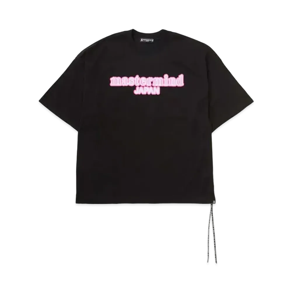 mastermind JAPAN Boxy Neon Logo Tee "Black"