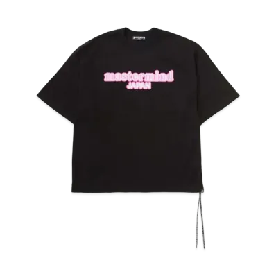 mastermind JAPAN Boxy Neon Logo Tee "Black"