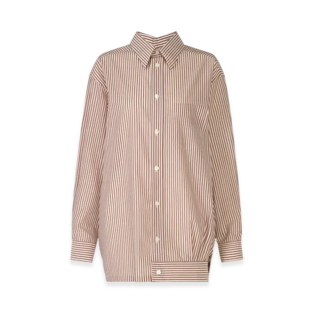ISSEY MIYAKE Odd Shirt (Stripes) "Pink"