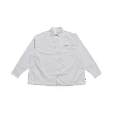 ALOUND Oversized Widebox Shirts "White"