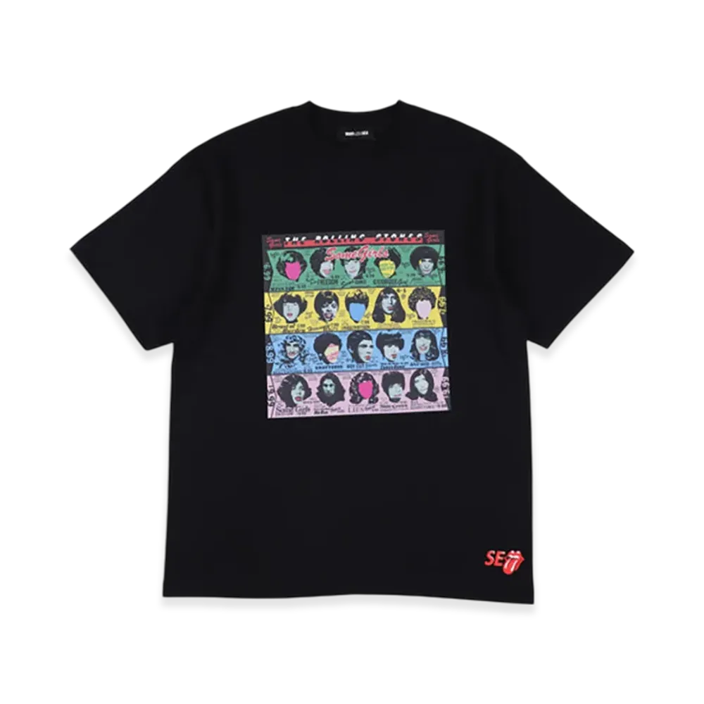 WIND AND SEA x The Rolling Stones Some Girls Tee "Black"