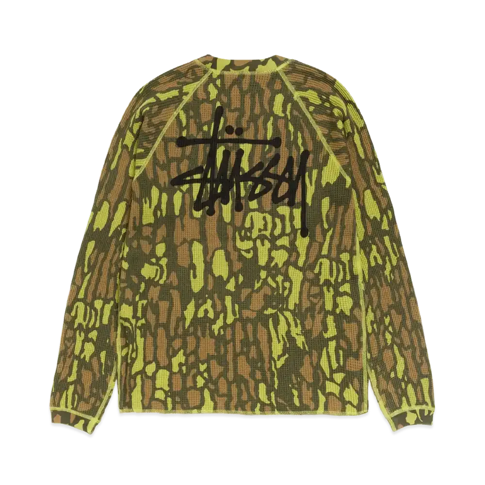 Stussy Basic Stussy Thermal "Tree Bark Camo"