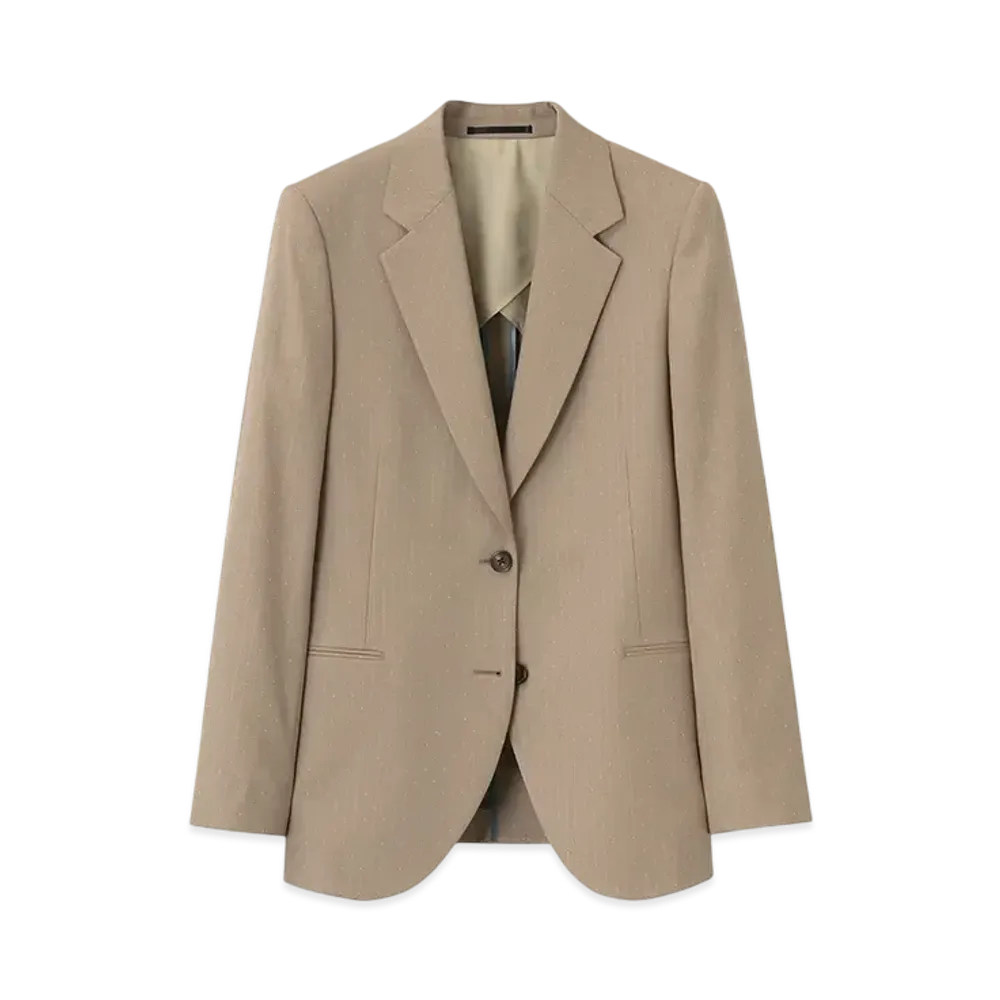 Paul Smith Women's Dobby Pindot Jacket "Beige"