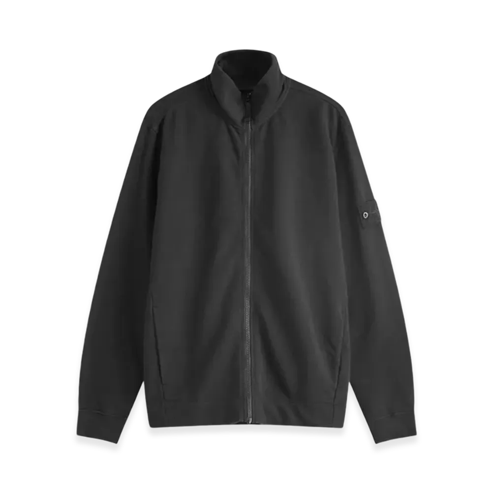 Stone Island 628F7 Ghost Piece Zip Up Sweatshirt - 24FW "Black"