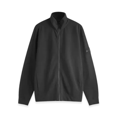 Stone Island 628F7 Ghost Piece Zip Up Sweatshirt - 24FW "Black"