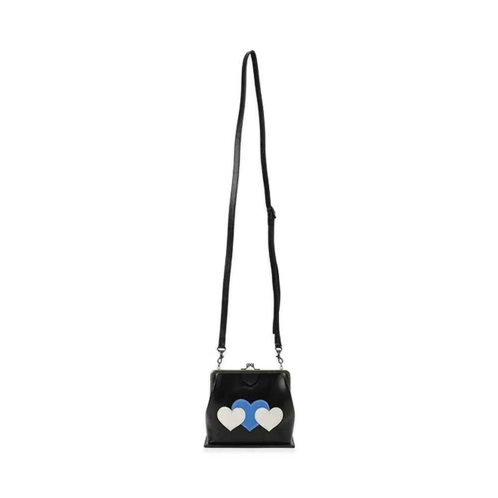 Y's x CPD HOOME Love Patch Leather Bag "Black"